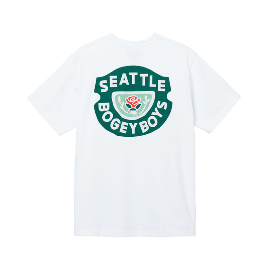 Seattle Crest T-Shirt - White