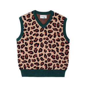 Cheetah Vest - Green