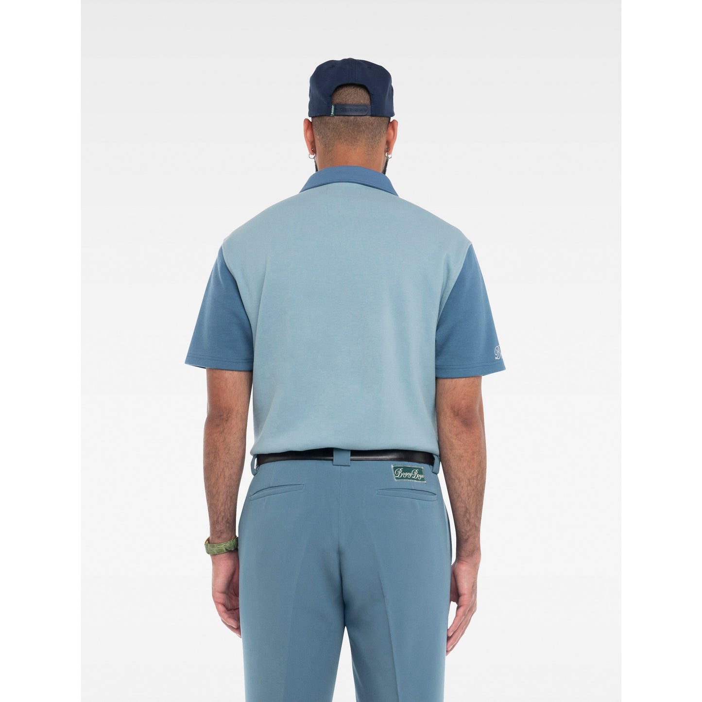 Pipped Polo - Blue