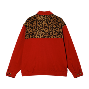 Bogey Boys by Macklemore Cheetah Jacket Red